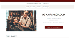 Desktop Screenshot of h3hairsalon.com